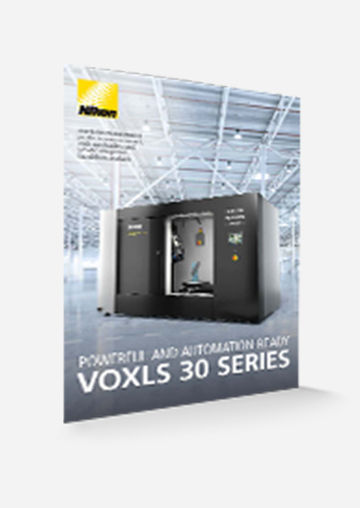 画像：X線CT検査装置 VOXLS 30シリーズ カタログ表紙