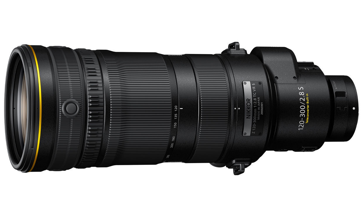 Nikon is developing the NIKKOR Z 120-300mm f/2.8 TC VR S, a telephoto zoom lens with a built-in 1.4x teleconverter