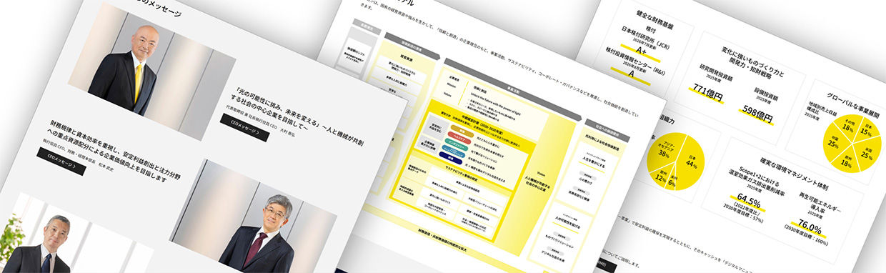 ニコンレポート（統合報告書）を掲載